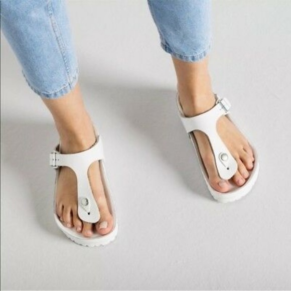birkenstock gizeh white
